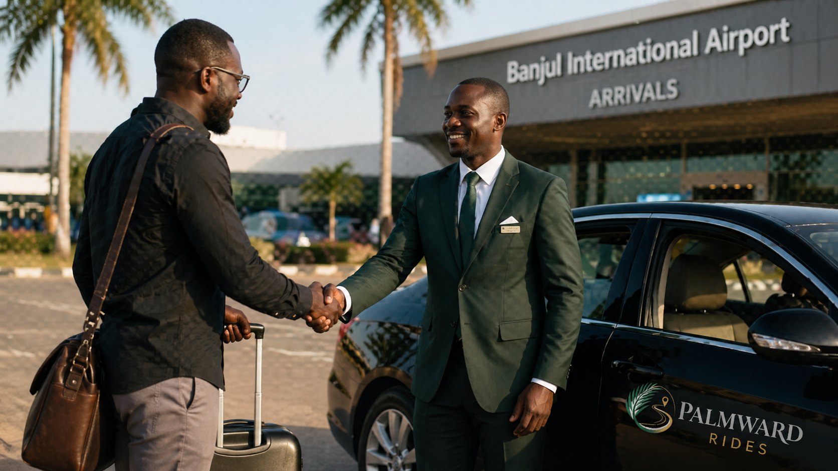 Palmward Rides airport meet and greet service