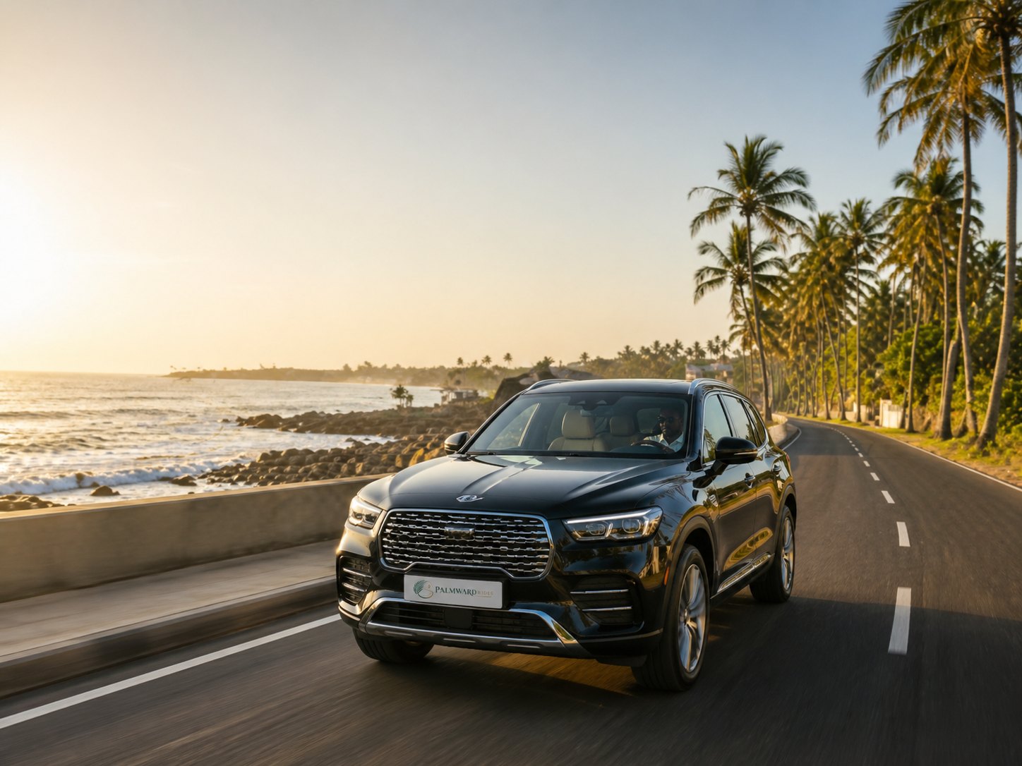 Palmward Rides coastal road trip in Gambia